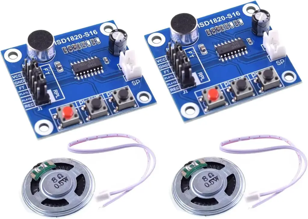 Voice Recording Module with Microphone and Speaker.webp