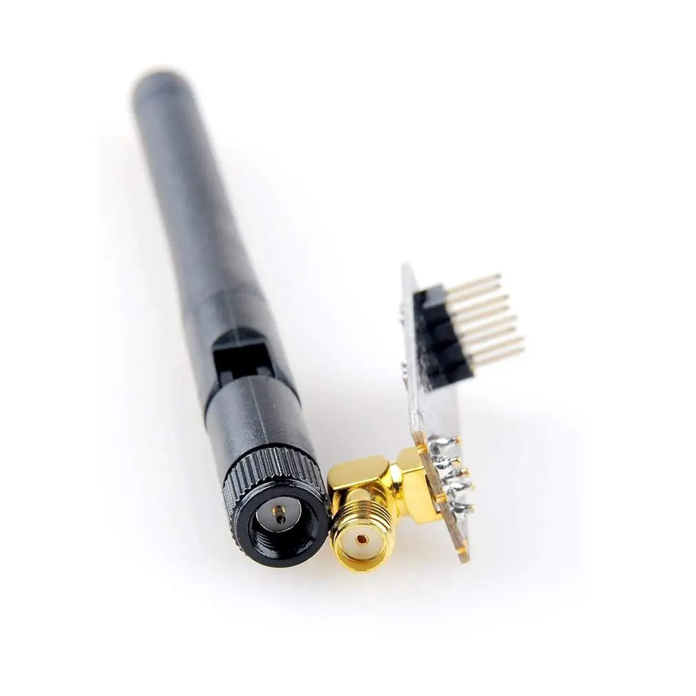 Module Émetteur-Récepteur Sans Fil NRF24L01+PA+LNA avec Antenne SMA – Transceiver RF Compatible Arduino3.webp