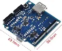 USB Host Shield for Arduino UNO MEGA ADK Compatible for Android ADK DIY Electronic Module Board2.webp