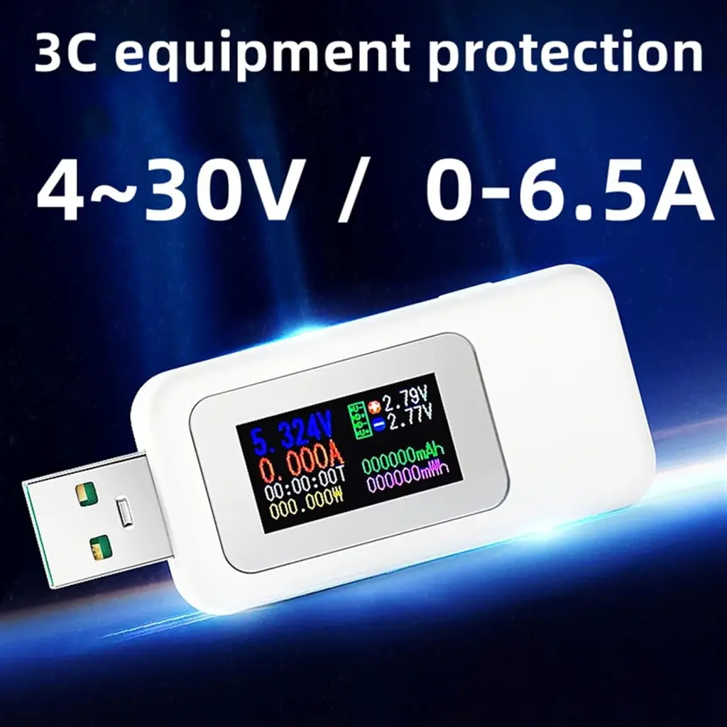 10-in-1 USB Tester, DC Digital Voltmeter, Ammeter_1.webp