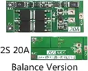 2S 20A 7.4V 8.4V 18650 Lithium Battery Protection Board BMS Balance Version1.webp