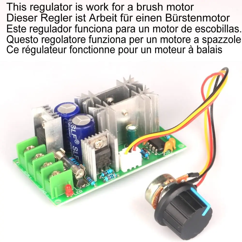 12V 24V 36V 48V  20A DC Motor Controller Set, High-Power Adjustable Speed PWM Drive Module_1.webp