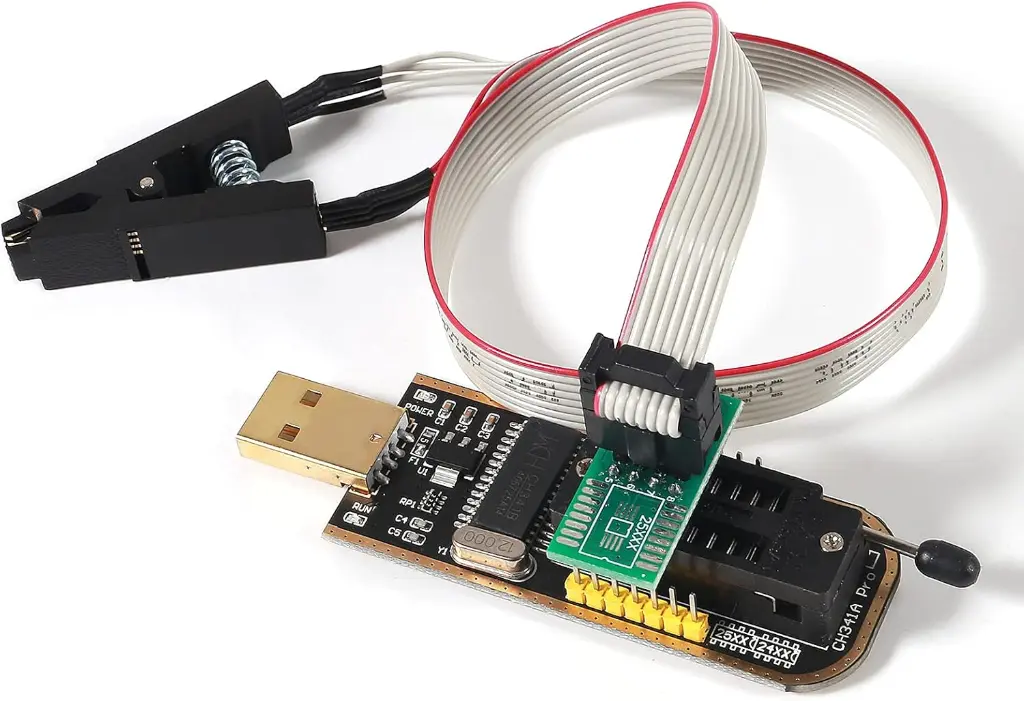 SOIC8 SOP8 Programming Module Kit with EEPROM Flash BIOS USB Test Clip + 1.8V Adapter + Soic8 Programming Module for EEPROM3.webp