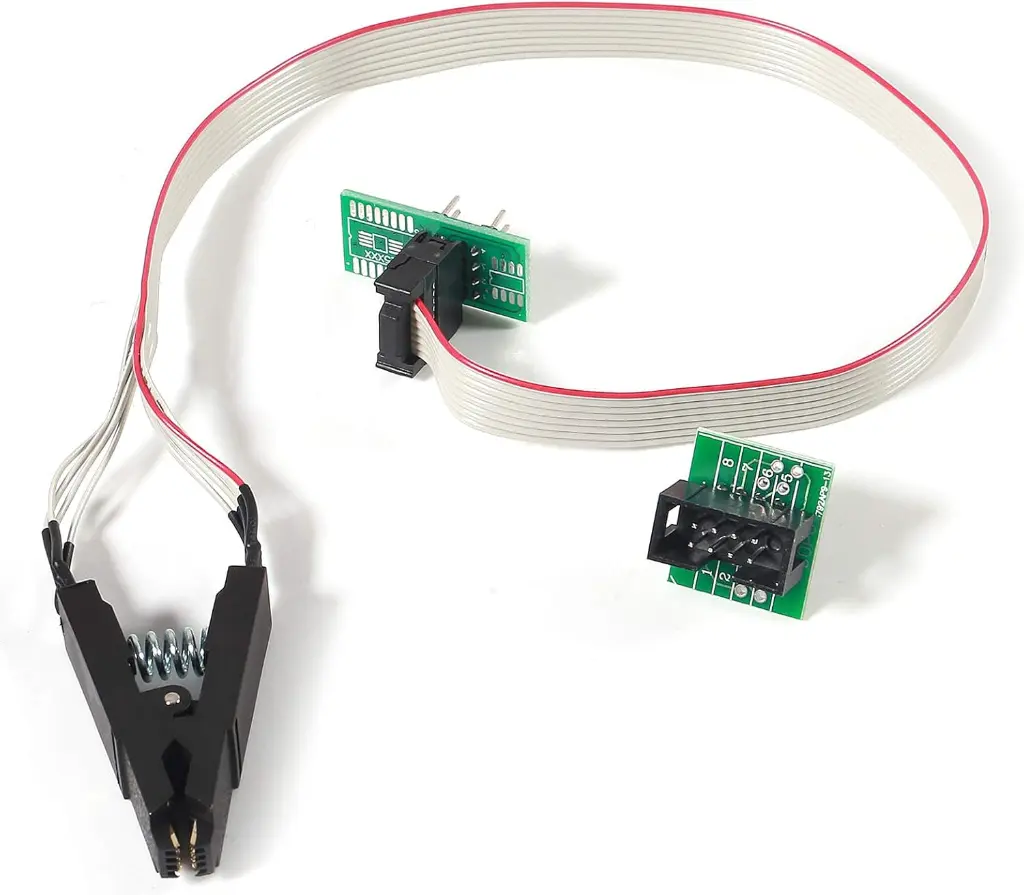 SOIC8 SOP8 Programming Module Kit with EEPROM Flash BIOS USB Test Clip + 1.8V Adapter + Soic8 Programming Module for EEPROM2.webp