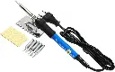 Fer à souder électrique à température réglable 220 V 110 V 60 W 80 W Station de soudure de reprise Pistolet chauffant Pointes Outil de réparation - (Puissance _ Version prise EU 220 V  Couleur _ Kit fer 60 W)2.webp