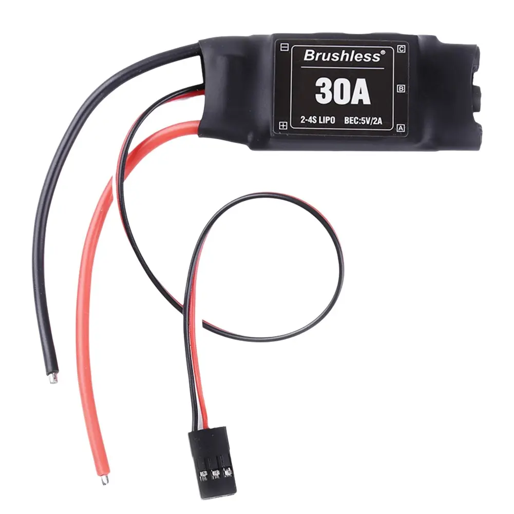 rushless 30A ESC 2-4S Electric Speed Controller with 5V 2A BEC.webp