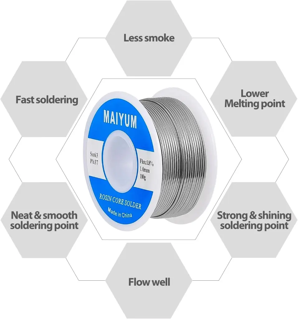 63-37 Tin Lead Rosin core solder wire for electrical soldering (1.0mm 100g)3.webp