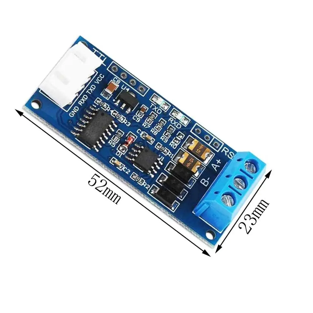 3.3V5V TTL to RS485 Adapter Module Signal Serial Port Power Converter for Arduino AVR with 24AWG Wire1.webp