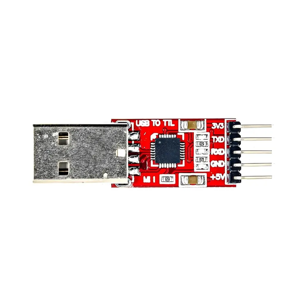 CH9102 USB 2.0 to TTL UART 5 Pin Serial Converter Adapter Module _ USB to Serial Communication Converter for UNO _ Rpi _ ESP8266 _ ESP32 _ and Microcontroller Projects 1.webp