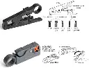 Network Tool Kit Professional Network Maintenance LAN Cable Tester, RJ45 Crimper 9 in 1 Repair Tools RJ45 Crimp Tool, 8P8C RJ45 Connectors, Cable Tester, Screwdriver, Stripping Pliers 4.webp