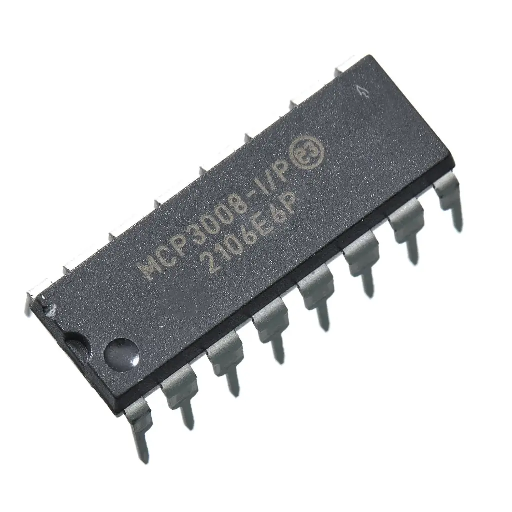 MCP3008 MCP 8-Channel 10-Bit AD Converters with SPI Serial Interface 2.7V,DIP-16..webp