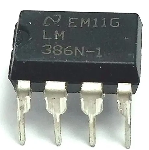 LM386N-1 LM386 Wide Input Voltage Low Power Audio Amplifier with Internal Gain DIP-8 Breadboard-Friendly .webp