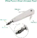 Network Tool Kit Professional Network Maintenance LAN Cable Tester, RJ45 Crimper 9 in 1 Repair Tools RJ45 Crimp Tool, 8P8C RJ45 Connectors, Cable Tester, Screwdriver, Stripping Pliers 3.webp