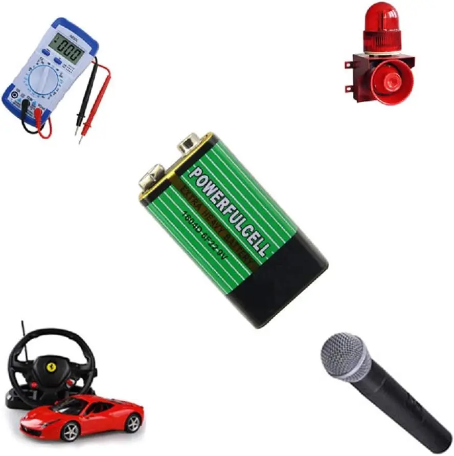6F22 1604D 9V Battery Primary Zinc Carbon Batteries for Alarm Wireless Microphone No Mercury_2.webp