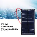 DC 6V 1W Solar Panel Cell Power Module Polycrystalline Silicon Solar Panel 30cm Cable DIY Solar Lawn Lights Flashlight Toys_1.webp
