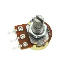 Potentiomètre amplificateur à joint simple  10k,  longueur_ 15mm1.webp