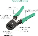 Network Tool Kit Professional Network Maintenance LAN Cable Tester, RJ45 Crimper 9 in 1 Repair Tools RJ45 Crimp Tool, 8P8C RJ45 Connectors, Cable Tester, Screwdriver, Stripping Pliers 1.webp