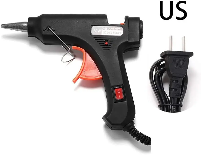 20W Hot Melt Glue Gun With Glues Stick Industrial Craft Mini Guns Thermo Electric Heat Temperature Tool For DIY Jewelry Making_1.webp