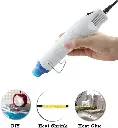 Mini Electric Hot Air Gun 220V Mini Shrink Heat Tool Embossing Powder Set Hot Air Dryer Temperature Hot Air Gun DIY Application for Drying Paint, Rubber Stamp, Heating Small Clay Works_1.webp