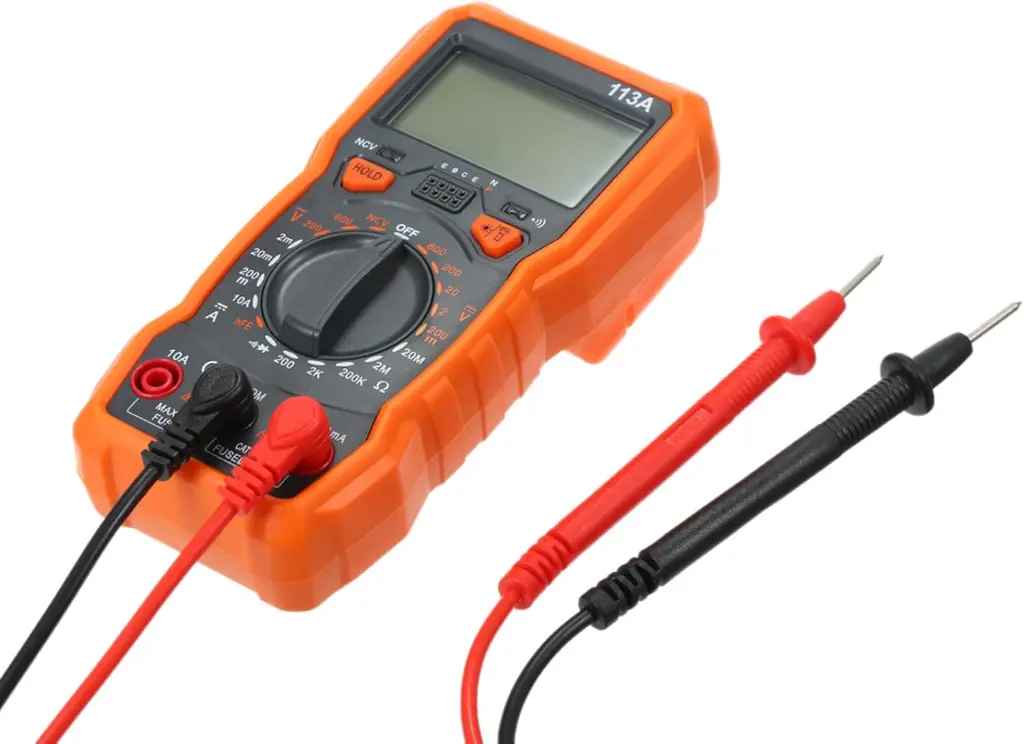 RICHMETERS RM113A Multimeter NCV Digital Multimeter 2000 Counts HFE AC3DC Voltage Measuring Meter with Flash Light Backlight.webp