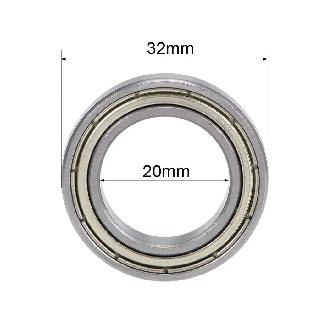 6804ZZ Deep Groove Ball Bearings 20mm Bore 32mm OD 7mm Thickness Double Shielded Chrome Steel Z23.webp
