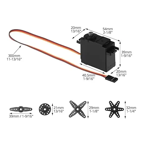 MG996R High Torque Metal Gear DC Servo Motor – 180 Degree 3.webp