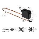 MG996R High Torque Metal Gear DC Servo Motor – 180 Degree 3.webp