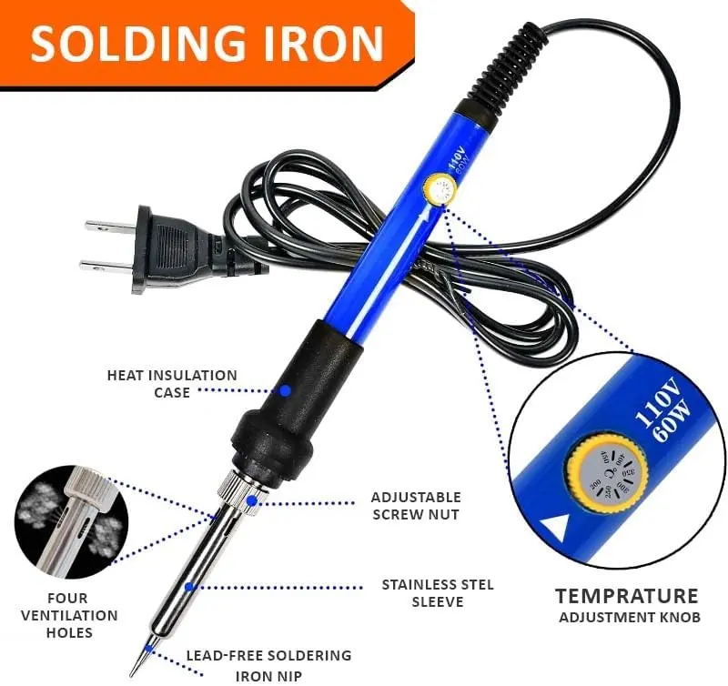 Electric Soldering Iron Kit – 110V 60W Adjustable Temperature_4.webp