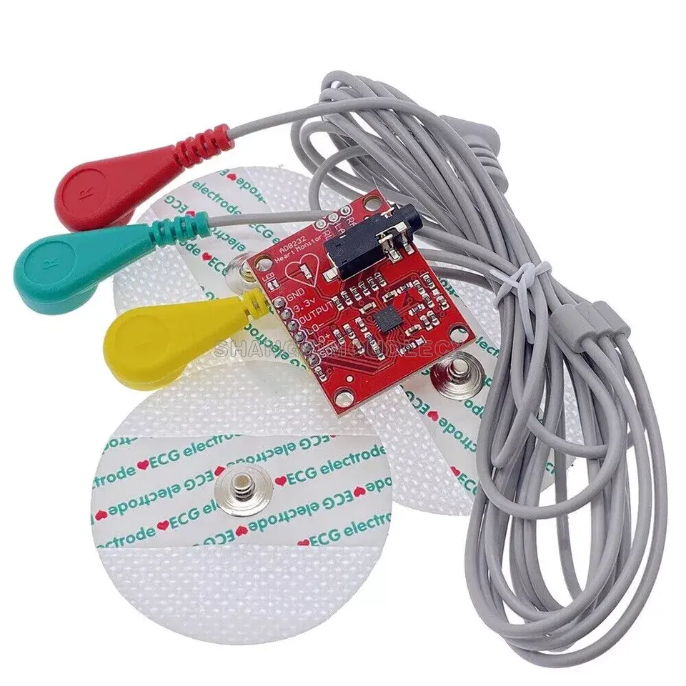 AD8232 ECG Physiological Measurement Heart Pulse Single Lead Heart RateMonitor_1.webp