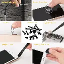 Ensemble de tournevis de précision 150-en-1, kit de tournevis compacts avec étui, outils de réparation électronique pour PC, ordinateur, ordinateur portable, iPhone, MacBook, lunettes, sonnette, montre, PS5, manette Xbox, RC (Noir)4.webp