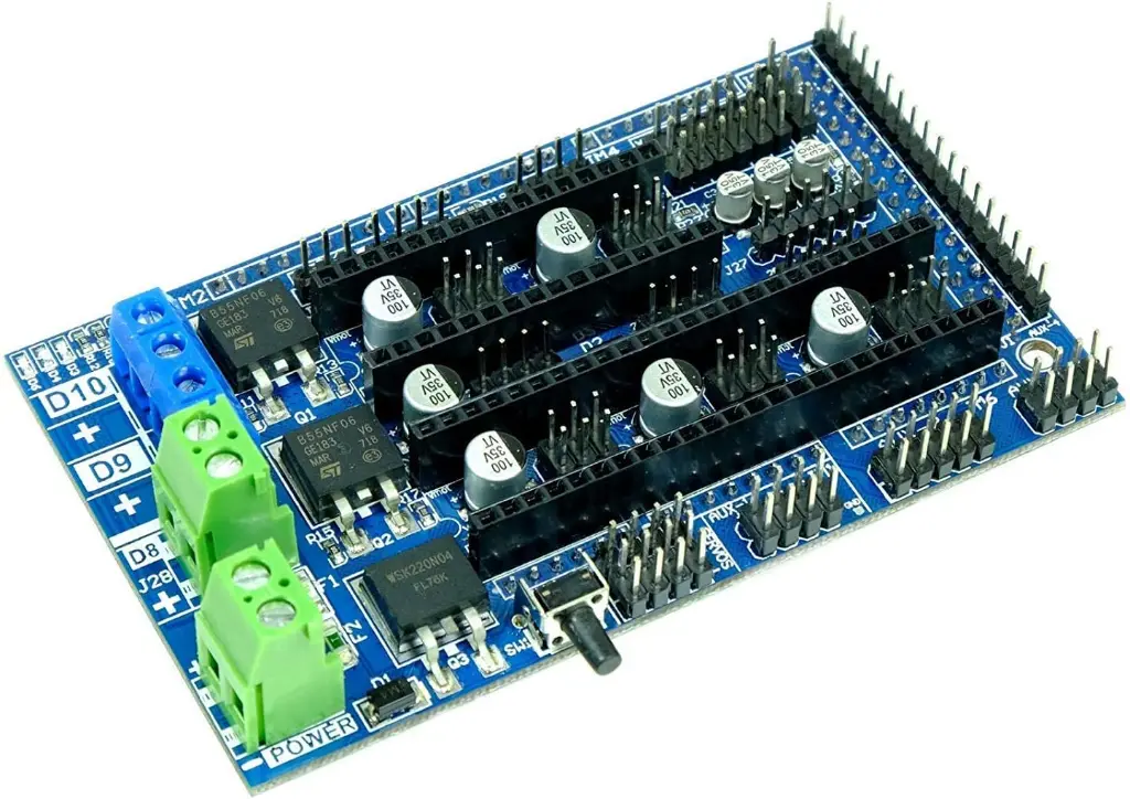 RAMPS 1.6 Shield – Compatible with RepRap Arduino Mega and Pololu, designed for 3D Printers_2.webp