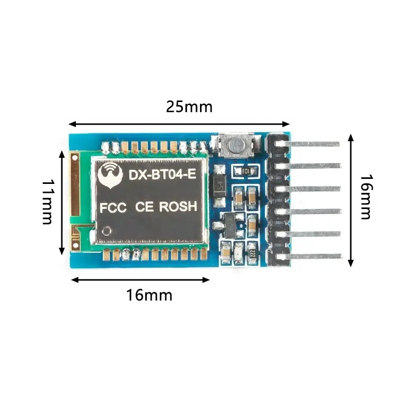DX-BT04-E DX-BT08-E – Original Dual‑Mode Bluetooth Module (SPP 3.0 + BLE 4.2), Wireless Serial Port, High‑Speed Transparent Transmission.webp