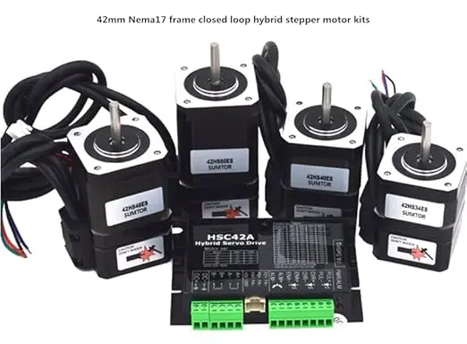 2 Phase 42mm Nema 17 0.3NM~1N.M Closed Loop Stepper Servo Motor And Stepper Servo Driver Kit3.webp