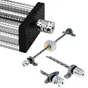 D19L25 5x8mm Aluminium CNC Motor Jaw Shaft Coupler 5mm to 8mm Flexible Coupling OD 1.webp