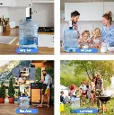 GetKen 5 Gallon Water Table Pump Rechargeable, Water Dispenser for 5 Gallon Bottle Bottom Loading, Portable USB Charging Automatic Drinking Mini Water Jug Dispenser, for Camping, Kitchen6.webp
