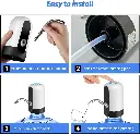 GetKen 5 Gallon Water Table Pump Rechargeable, Water Dispenser for 5 Gallon Bottle Bottom Loading, Portable USB Charging Automatic Drinking Mini Water Jug Dispenser, for Camping, Kitchen2.webp