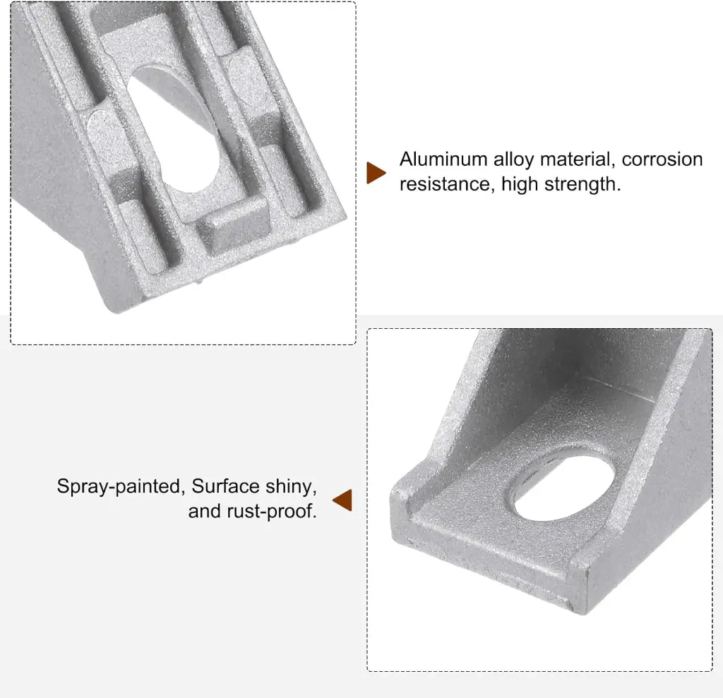 Aluminum Profile Corner Bracket 90 Degree Aluminum Extrusion Profile Accessories for 20 Series Aluminum Extrusion Profile2.webp