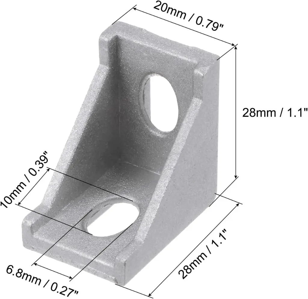 Aluminum Profile Corner Bracket 90 Degree Aluminum Extrusion Profile Accessories for 20 Series Aluminum Extrusion Profile1.webp