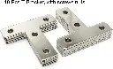 10 Sets Aluminum T Brackets - 10Pcs 2020 Profiles Joint Brackets with 40Pcs M5 T Slot Nuts and Bolts for T Slot Rail 2.webp