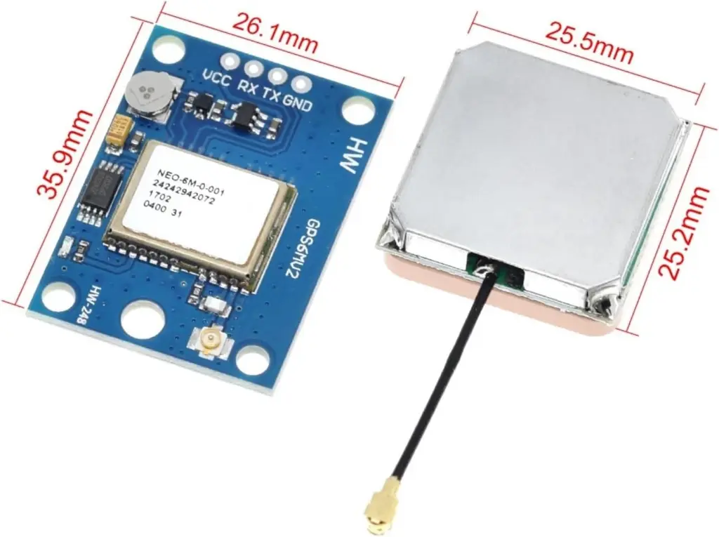 GY-NEO6MV2 NEO-6M GPS Flight Control Module (3 V – 5 V) with High-Power Ceramic Antenna, for Arduino, EEPROM, and APM 2.5_3.webp