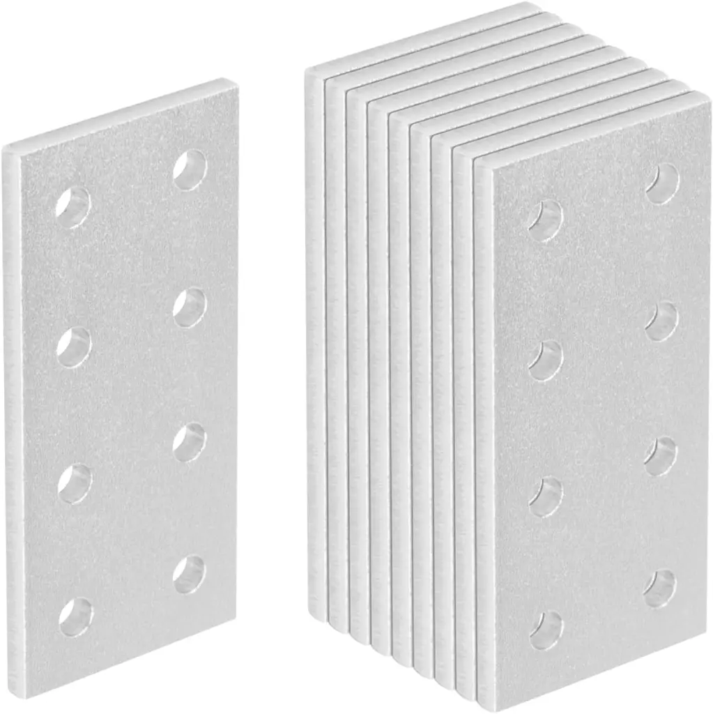 Flat Joining Plates for 2020 2040 T-Slot Aluminum Profile, 8 Hole Rectangular 20 Series Plate4.webp