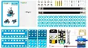 Makeblock mBot Robot Complementary Pack, Servo Pack, Robotic 3-in-1 Complementary Pack, 3 Cats 3 Shapes, Dancing Cat, Head Shaking Cat, Light Emitting Cat 5.webp