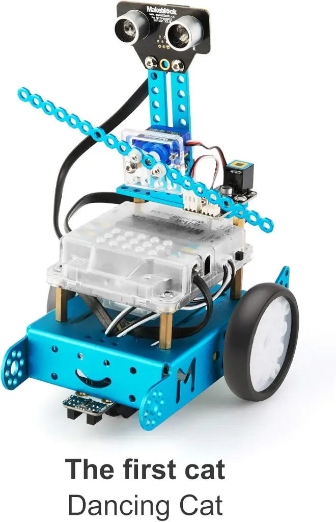 Makeblock mBot Robot Complementary Pack, Servo Pack, Robotic 3-in-1 Complementary Pack, 3 Cats 3 Shapes, Dancing Cat, Head Shaking Cat, Light Emitting Cat 3.webp