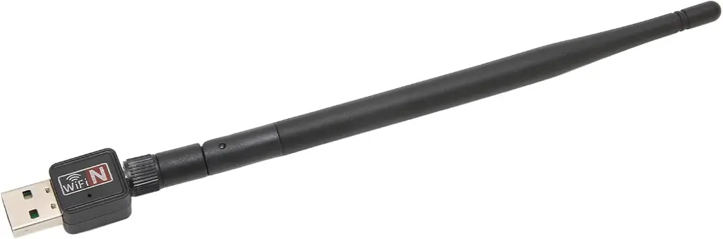 150Mbps Mini External Wireless Card,Mini USB WiFi Adapter Antenna LAN Ethernet WiFi Receiver Network Card LAN Ethernet USB WiFi Adapter 802.11n2.webp