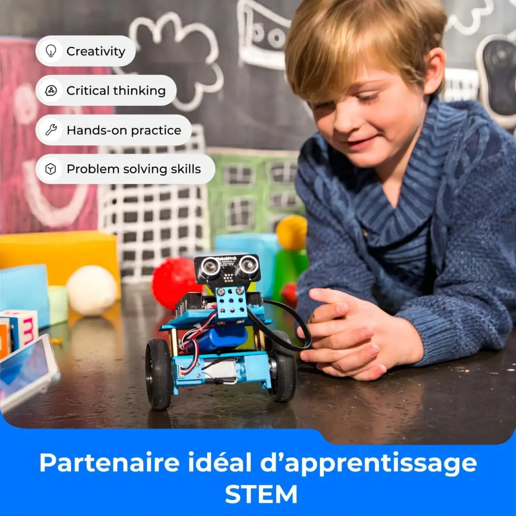 Makeblock mBot Ranger Programmable Robot Kit, Advanced Coding Learning Robotic Toys, STEM Educational Toys, 3 Preset Forms, DIY Building, Bluetooth5.webp