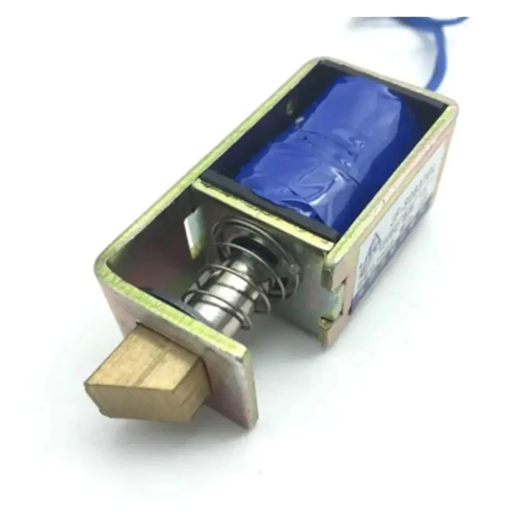 JF-S0837DL 10mm Stroke 1.5Kg 15N Force Pull Type Open Frame Actuator Solenoid Electromagnet DC 6V 12V 24V 1A Door Lock Assembly(12V) 4.webp