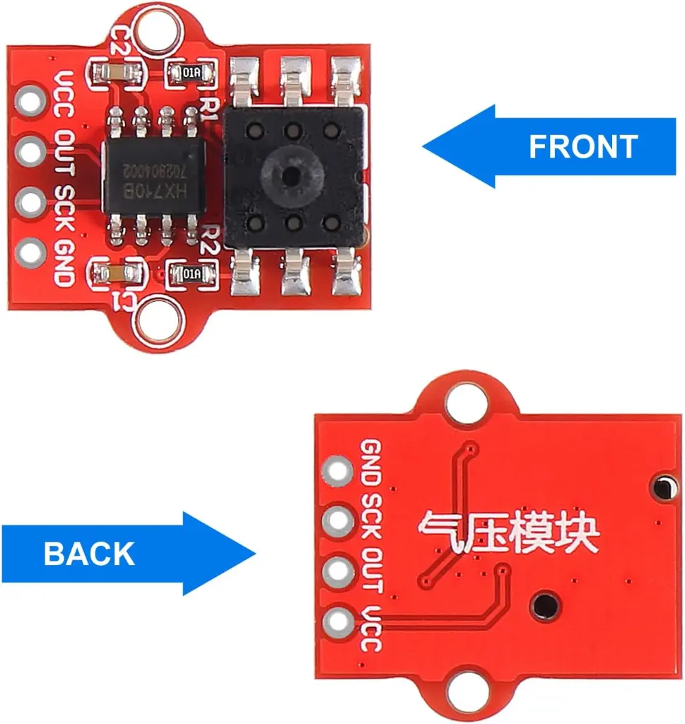 Air Pressure Sensor Module Board 3.3-5V Digital Barometric Pressure Sensor Module Liquid Water Level Controller Board 0-40KPa for Arduino1.webp