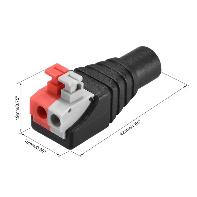 DC Female Connector 5.5x2.1mm Power Adapter Push1.webp