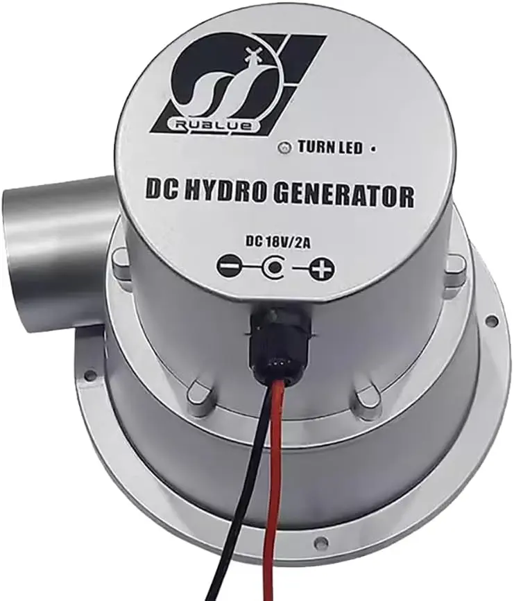 Mini Hydroelectric Generator, Water Flow Turbine Type Outdoor Small DIY Hydro Generator System with DC Brushless Motor 18V 650W (50, watts) .webp