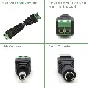 DC Power Connector 5.5mm x 2.1mm 12V 24V Power Jack Plug Socket Cable Wire Terminal Male Female Adapter _3.webp